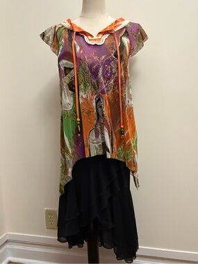 France Euro sheer fairy top size m